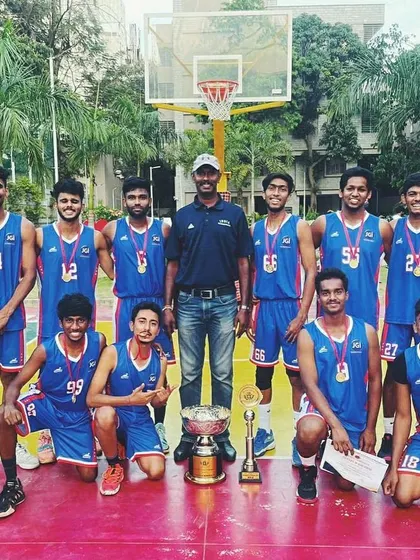 Another team photo celebrating our win at the FR Rebello Memorial Cup.