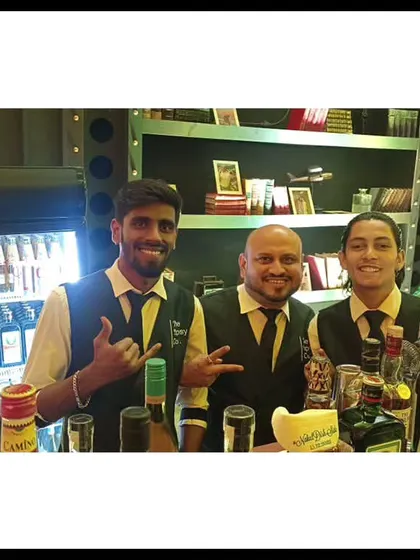 Our founder Sid with two of our team members, all smiles and ready for a great event. A happy team leads to happy clients.