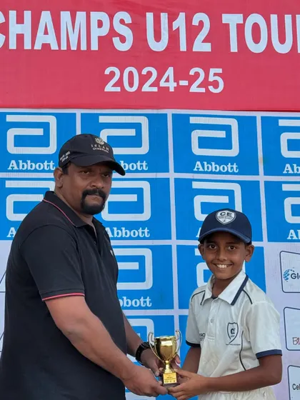 Champions! Our U12 team won the Little Champs Tournament, our third title of the season across different age groups. It's a blessing to be involved in the formative years of these budding cricketers.