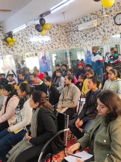 Our students listening intently during a guest lecture. I encourage an environment of curiosity and continuous learning.
