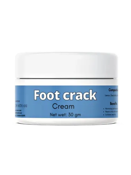 My Foot Crack Cream is a moisturizing formula that heals dry, cracked heels. With regular use, it exfoliates dead skin and repairs cracks for softer feet.