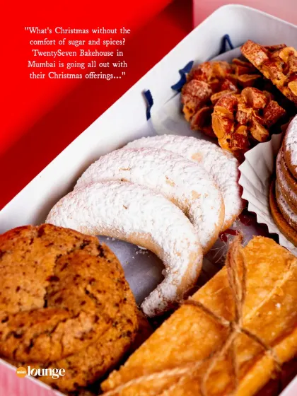 Another quote from Mint Lounge: "What's Christmas without the comfort of sugar and spices? TwentySeven Bakehouse in Mumbai is going all out with their Christmas offerings..."