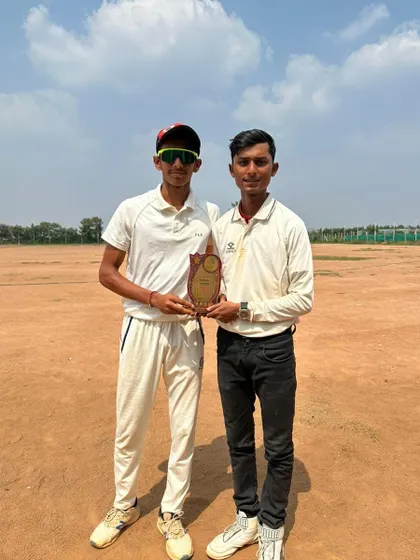 Another player recognized for his performance in the Eventistic Ventures Dusshera Cup U-19.