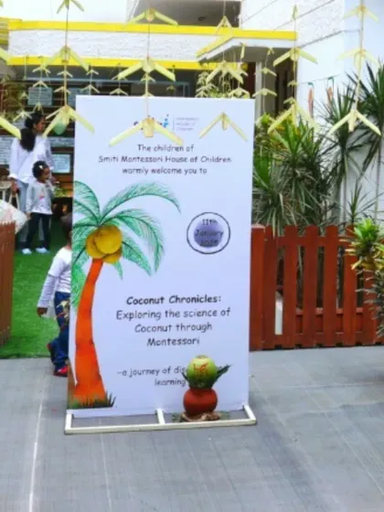 A welcome banner for our "Coconut Chronicles" science fest. We warmly invite families to participate in and celebrate their children's learning journeys.