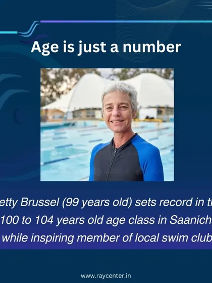 An inspiring post about a 99-year-old record-setting swimmer, proving that age is just a number.