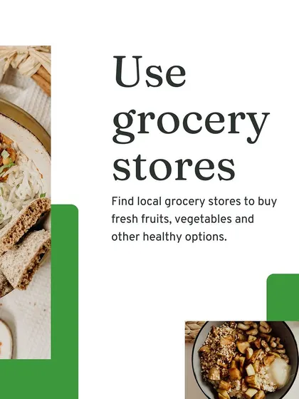 Don't forget to use local grocery stores when you travel. It's an easy way to find fresh fruits, vegetables, and other healthy options to stock in your hotel room.