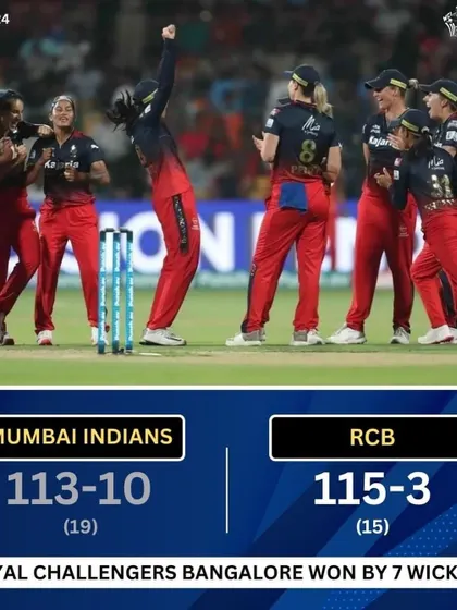 The scoreboard tells the story of a dominant performance against Mumbai Indians to secure our spot in the playoffs. A clinical execution of our game plan.