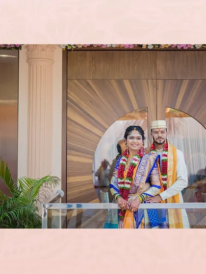 Keyur and Navya as they begin their next chapter. One of the most blissful moments of their life, perfectly curated by us.