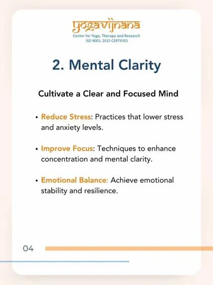 Beyond the physical, our workshop cultivates mental clarity. We teach techniques to reduce stress, improve focus, and achieve emotional balance.