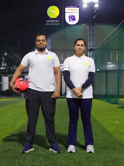 A portrait of the professional physiotherapy team from Sportify that supports my leagues. Their presence ensures every player receives the best possible care.