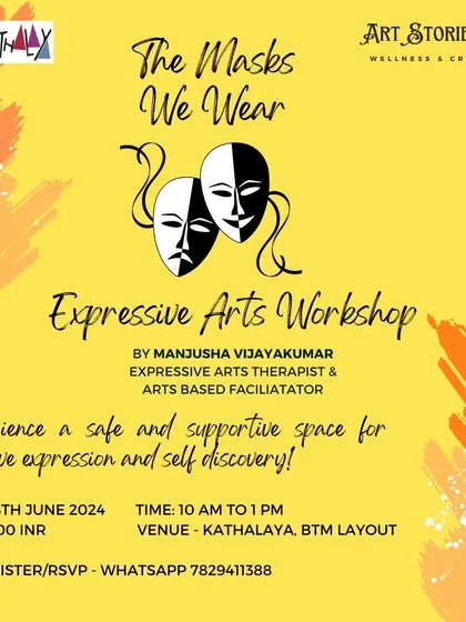 Learn more about the facilitator and the process behind "The Masks We Wear," a workshop rooted in creative arts and trauma-sensitive body work.