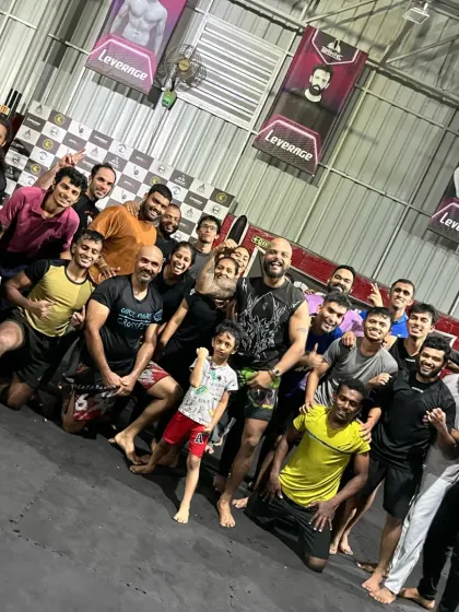 Posing after a tough session. This is the result of shared sweat and mutual respect. Ready to join the family?
