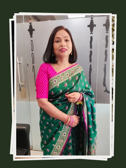 A beautiful portrait of our client, ready for her event. The makeup is designed to be timeless and elegant, proving that style and beauty have no age limit.