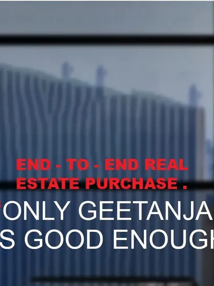 A teaser from our brand campaign, "Only Geetanjali is good enough." This visual sets a tone of exclusivity and high standards, preparing for the reveal of our collaboration with a global icon.