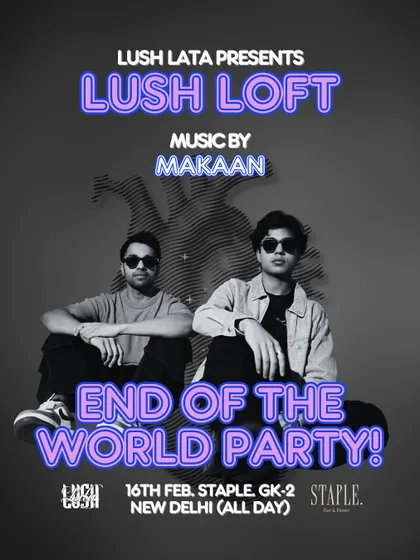 The artist poster for Makaan. Showcasing the diverse talent is a key part of my curation process for Lush Loft.