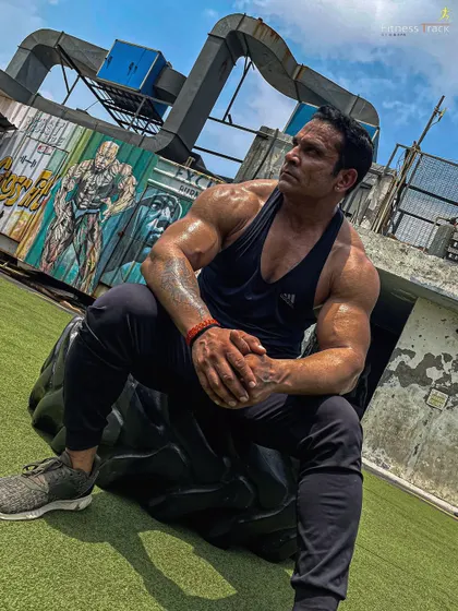 Posing practice in our outdoor area. We utilize all parts of our facility to prepare our athletes for every aspect of competition.