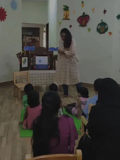 Using a Kamishibai, a traditional Japanese storytelling box, to enhance visualization. This tool helps focus the children's attention and brings a unique, magical element to the story.