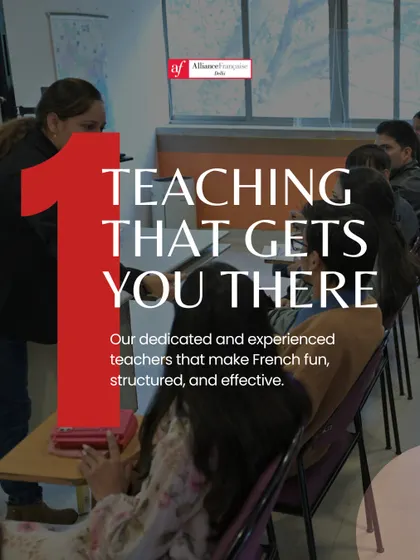Our dedicated and experienced teachers make learning French fun, structured, and effective. They are the heart of our teaching methodology that gets you to your goal.