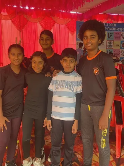Another shot of my winning team from the Hubballi competition. I am proud to see them grow and compete, and I welcome new talent to join our successful shooting team.