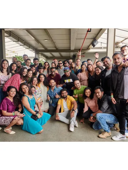 The whole crew together. These community connect events are all about bringing people together and celebrating our shared passion for health and fitness.