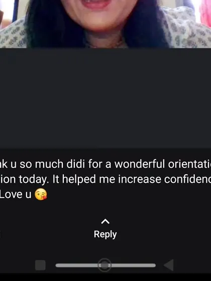 A wonderful message from a client who is also a friend. Helping her increase her confidence was an overwhelming and beautiful feeling.