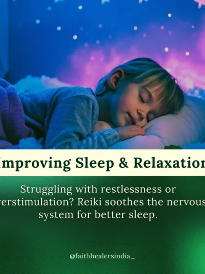 For children struggling with restlessness, Reiki can soothe the nervous system to promote better sleep.