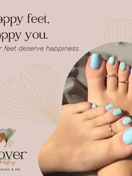 Happy feet, happy you. Your feet deserve happiness, and our pampering pedicures are here to provide just that.