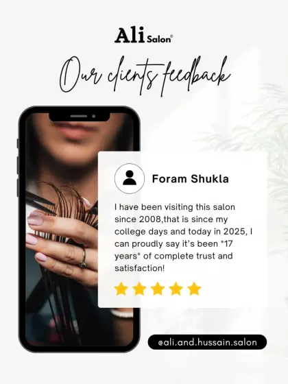 A graphic showcasing the 17-year client review, emphasizing the complete trust and satisfaction that builds such long-lasting relationships.