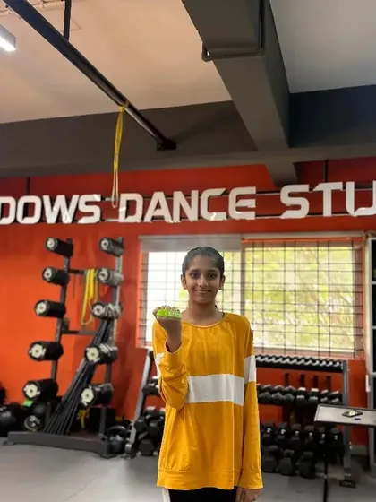 Siri has earned her green band for a remarkable performance in the intermediate level. Her hard work is shining through.