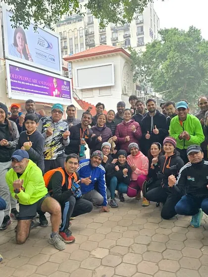 More smiling faces from our New Year run. We believe in starting the year with action and positive energy.