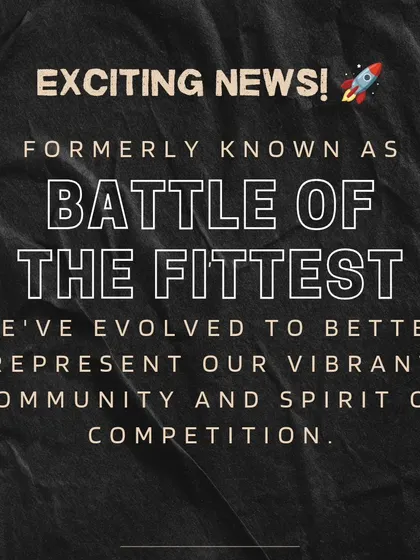 Another graphic announcing the rebranding of our signature competition, building excitement for what's to come.