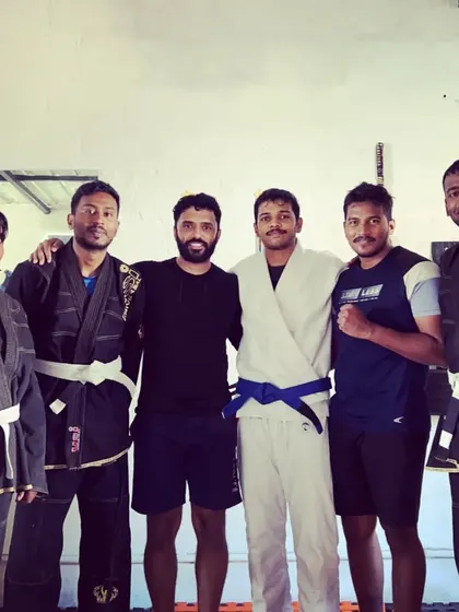 Our BJJ team after a great training session. We have a mix of Gi and No-Gi practitioners, all learning and growing together on the mats.