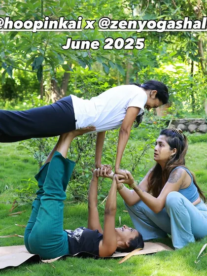 Acro yoga is a playful dance of trust and connection. I guide partners through foundational poses, helping them build strength, balance, and communication in a safe and supportive environment.
