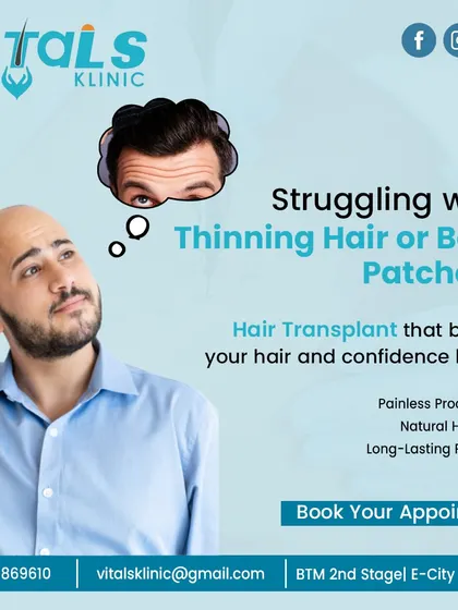 If you are concerned about thinning hair or developing bald patches, a hair transplant can restore both your hair and your confidence. Our procedure is designed to be painless and deliver a natural hairline with long-lasting results.