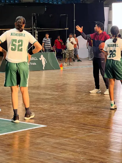 Here I am on set, directing our players for the Sunfeast advertisement. It's always a great opportunity to showcase the discipline and skill of our athletes in a professional production environment.