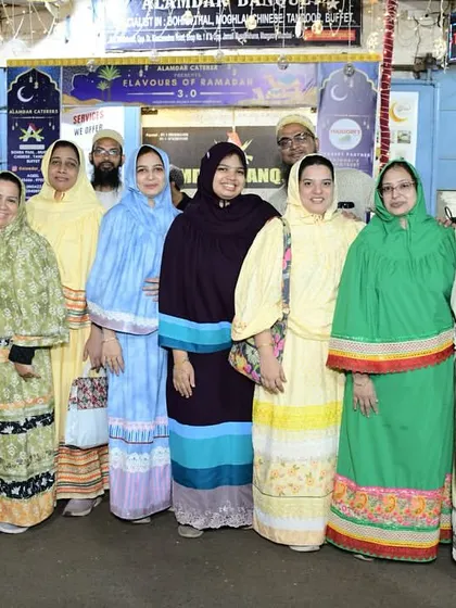 Ladies from the Bohra community enjoying a get-together at our "Flavours of Ramadan" event.