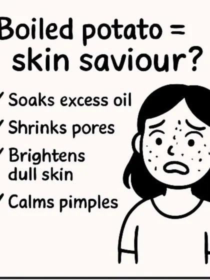 A boiled potato can be a skin saviour. It soaks excess oil, shrinks pores, brightens dull skin, and calms pimples. This is why I feature it in my bestselling Potato Ubtan soap.