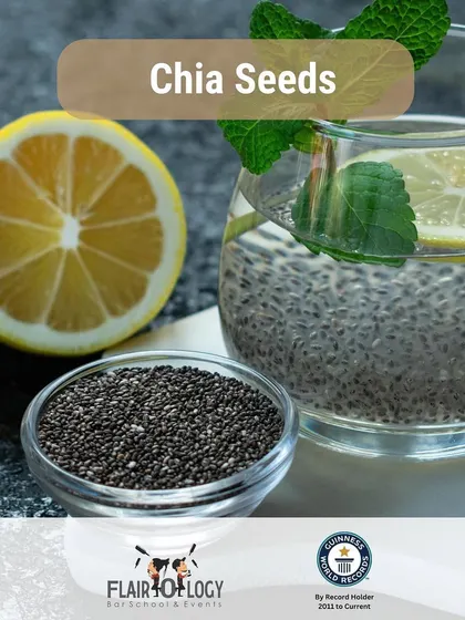 Using ingredients like chia seeds can add interesting texture and a health-conscious twist to modern cocktails.