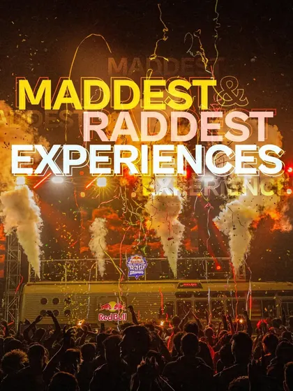 The maddest and raddest experiences from our IIT fest tour, captured in one explosive shot of the Red Bull tour bus stage.