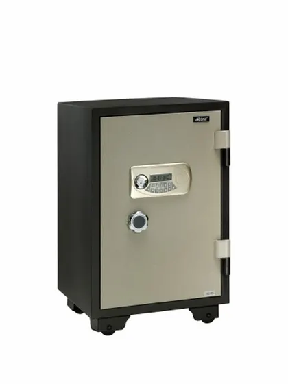 A clear, isolated product shot of the Ozone Fire Warrior 77 safe against a white background.