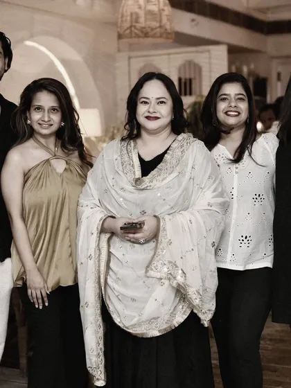 The Aulerth team with guests, celebrating the successful launch of our initiative 'Towards Selfless Service' at Olive Delhi.