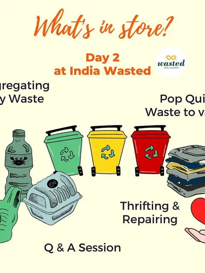 Day 2 of our Paathshala is all about dry waste. We cover segregation, recycling, the value of thrifting and repairing, and end with a fun pop quiz.