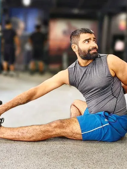 Yoga is the journey of the self, through the self, to the self. Poses like this seated spinal twist with a bind help improve flexibility and bring a sense of calm and introspection after a hard workout.