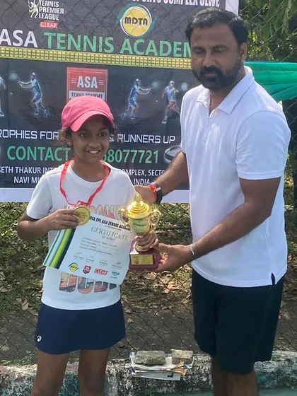 We are incredibly proud of our student Gyanvi Shivmath for her back to back wins in the Lawn Tennis Girls finals. Her dedication is a testament to what our young players can achieve with focused training and hard work.
