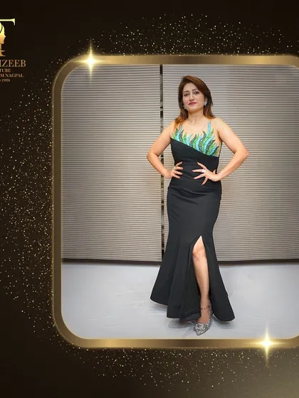 These images showcase my festive and party wear gowns, perfect for celebrating in style. Each design, from sleek black dresses to elegant grey gowns, is crafted to make you feel special during the festive season.