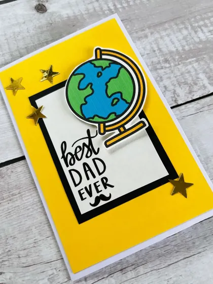 For the dad who means the world to you, our "Best Dad Ever" card with a globe is a perfect choice. It's a thoughtful way to show your appreciation.