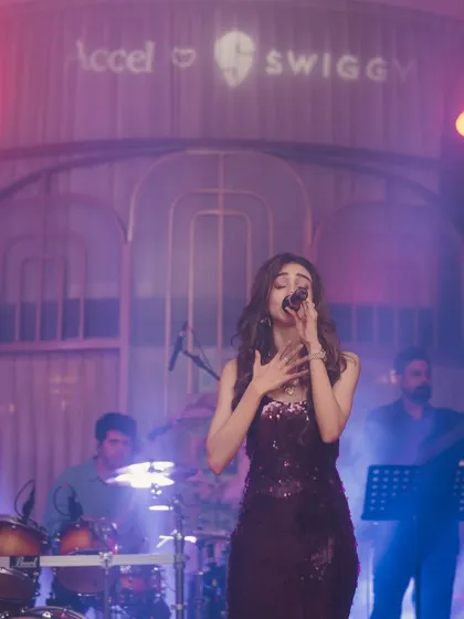A heartfelt performance at the Swiggy x Accel event. We connect with the music to deliver an authentic and moving experience.