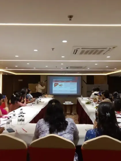 A view of our doctors fully engaged in a lecture on advanced Nadi Parikshan. We believe that investing in our team's expertise is a direct investment in our patients' well-being, as a precise diagnosis is the first step toward lasting health.
