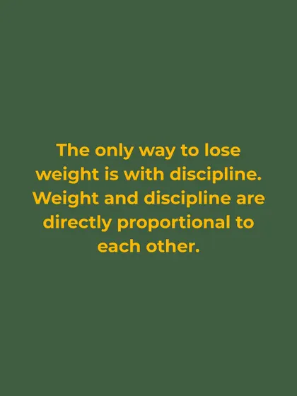 The honest truth is that the only way to achieve lasting weight loss is with discipline. There are no shortcuts.
