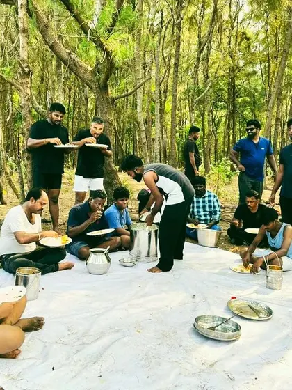 After a hard training session, we share a meal together. These moments of community and friendship are just as important as the training itself, building bonds that last a lifetime.